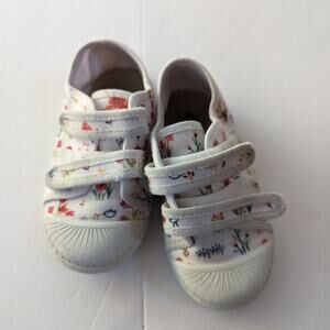 Childrenchic Sneakers Girls Sz 22EU/6US Floral Velcro